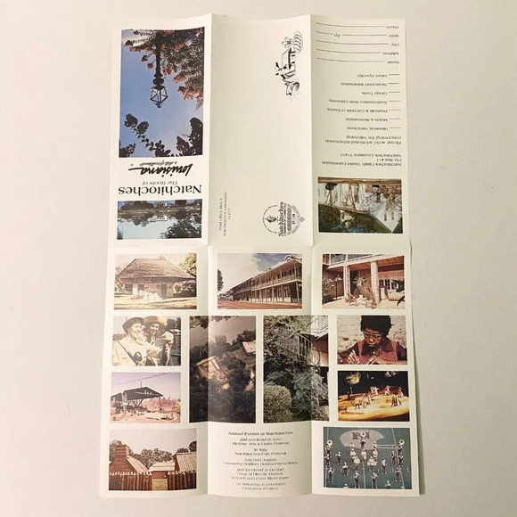 Vintage Lot of 4 Louisiana Brochures  Hodges Gardens Natchitoches Vernon Parish - Picture 14 of 16